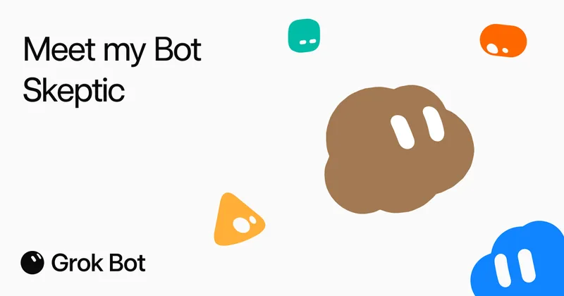 Skeptic Grok Bot card