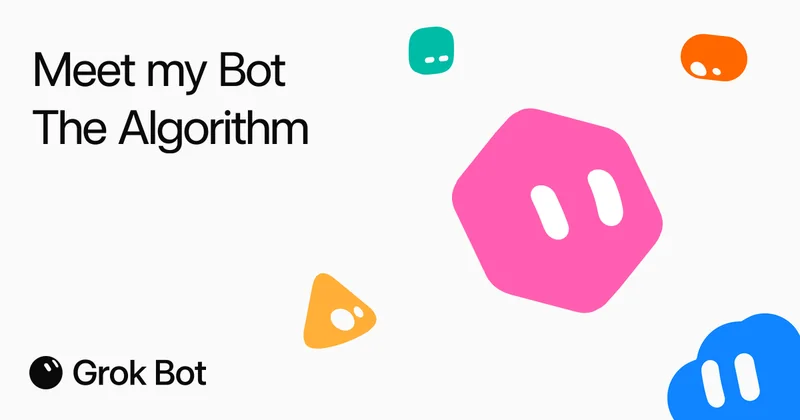 The Algorithm Grok Bot card