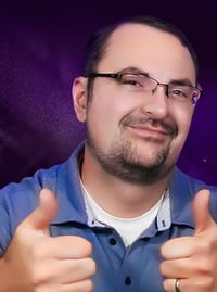 Wayne Lowry giving two thumbs up